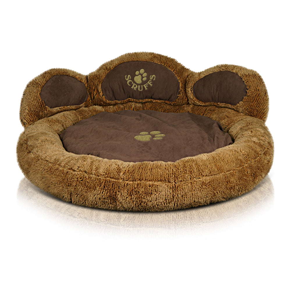 Grizzly Bear Dog Bed (in Beige, Brown) by Scruffs