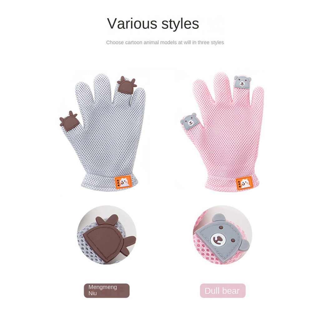 Cat Grooming Glove for Pet Hair Removal and Massage