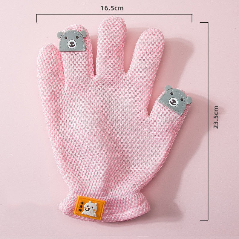 Cat Grooming Glove for Pet Hair Removal and Massage