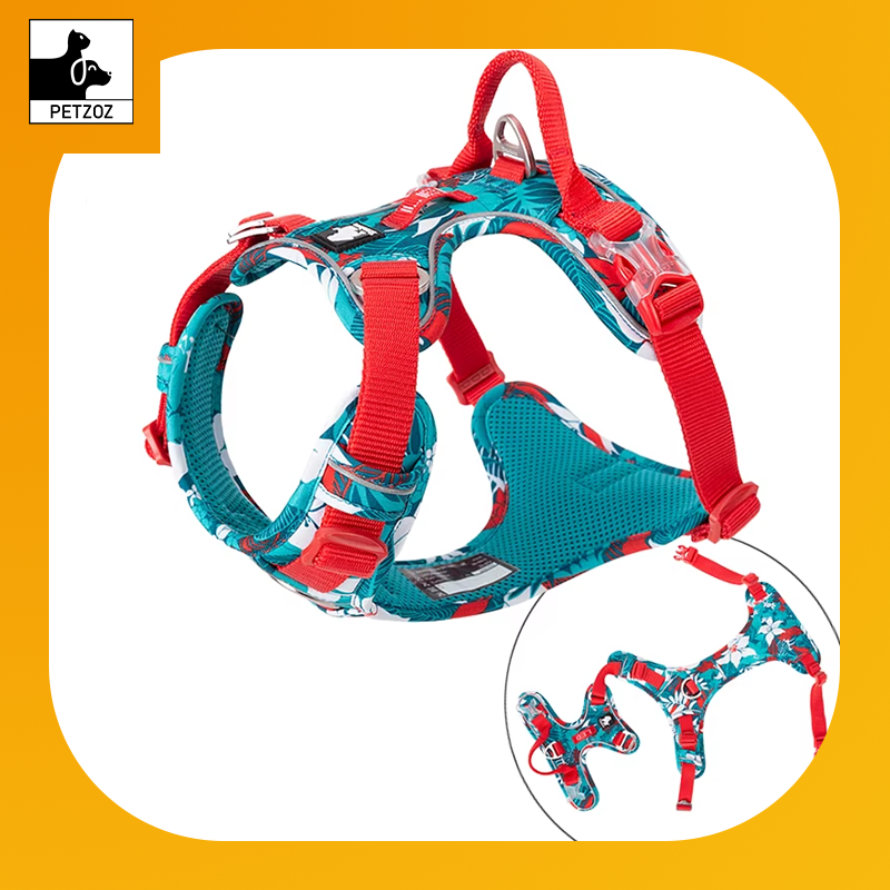 Pet Explosion-Proof Dog Harness Camouflage Reflective Nylon Special Edition and Upgrade Version Easy to Adjust TLH5653