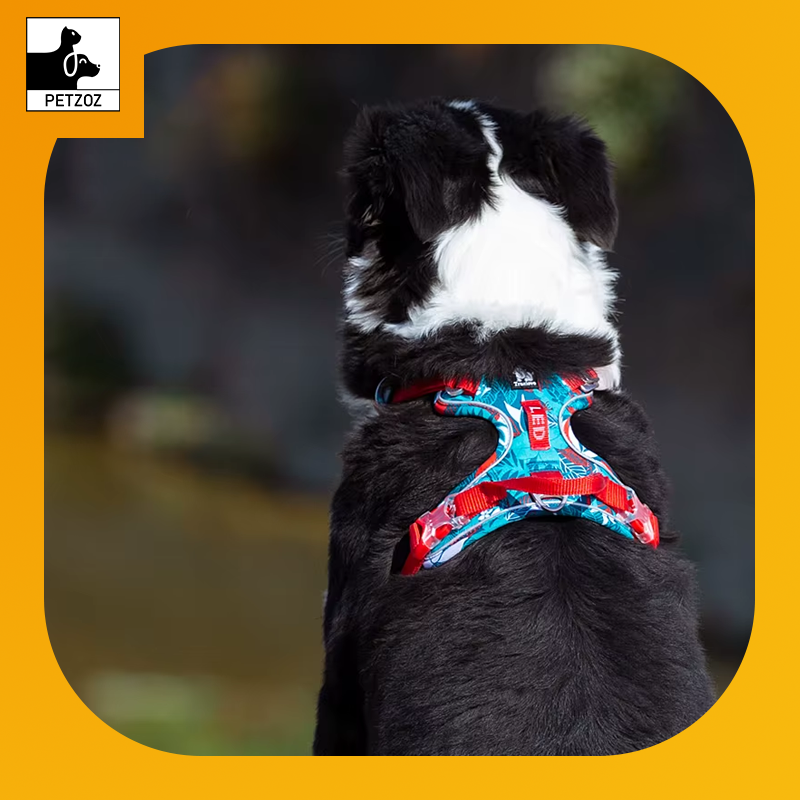 Pet Explosion-Proof Dog Harness Camouflage Reflective Nylon Special Edition and Upgrade Version Easy to Adjust TLH5653