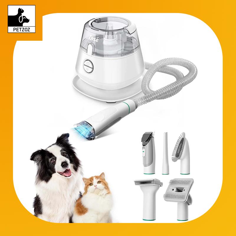Professional Pets Grooming Vacuum Kit-Shedding Clipper,Brush Tool ,Low Noise Cleaning Kit