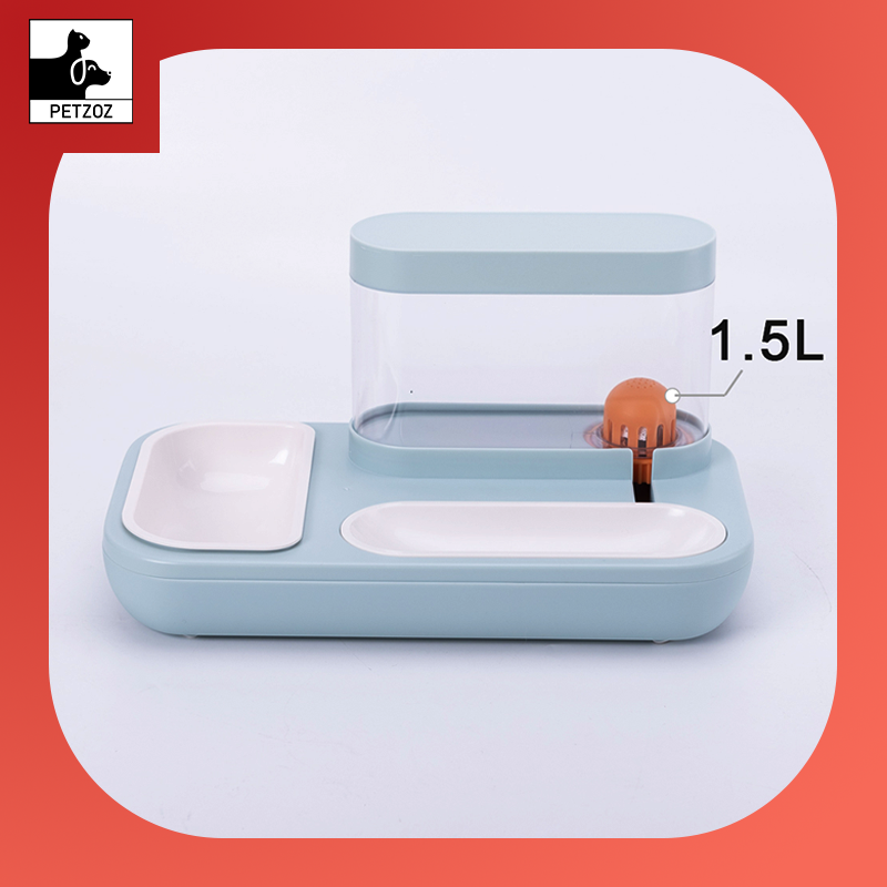 4 Style Pet Cat Bowl Dog for Cats Feeder Bowls Kitten Automatic Drinking Fountain 1.5L Capacity Puppy Feeding Waterer Products