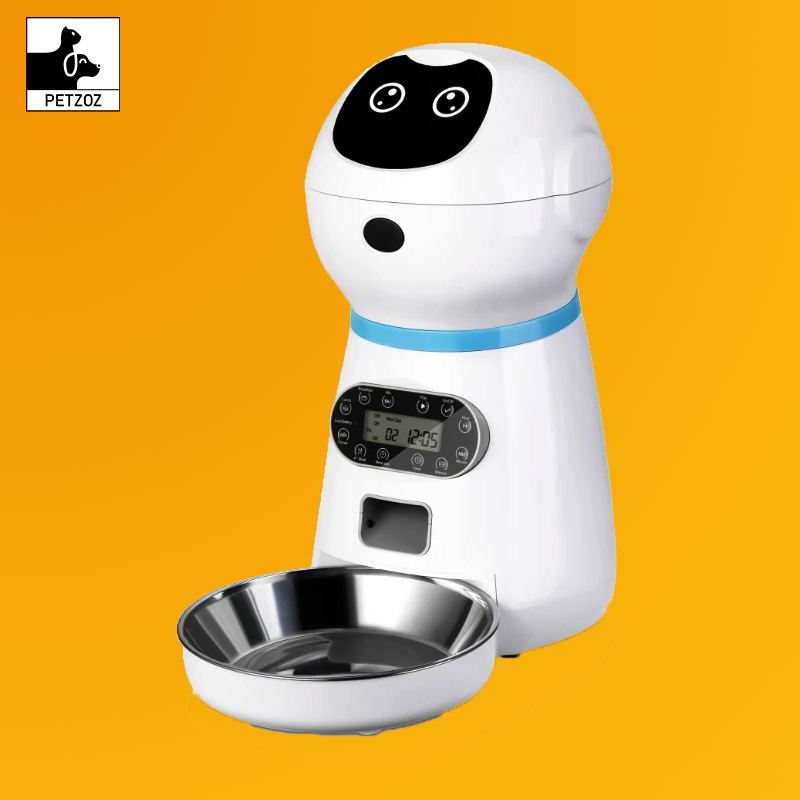 3.5L Automatic Pet Feeder Smart Food Dispenser for Cats Dogs Timer Stainless Steel Bowl Auto Dog Cat Pet Feeding Pet Supplies