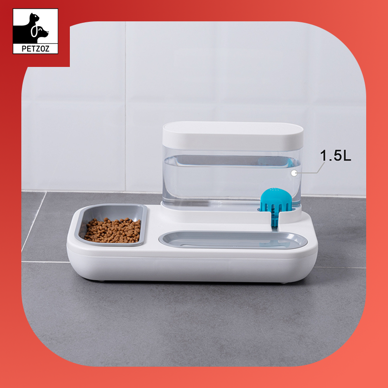 4 Style Pet Cat Bowl Dog for Cats Feeder Bowls Kitten Automatic Drinking Fountain 1.5L Capacity Puppy Feeding Waterer Products