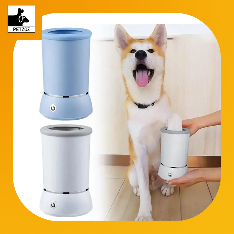 Pet Feet Washer Electrical Pet Paw Cleaner Automatic Pet Foot Cleaning Cup Portable Quick Low Noise Dog Cat Paw Cleaner