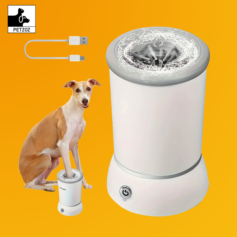 Pet Feet Washer Electrical Pet Paw Cleaner Automatic Pet Foot Cleaning Cup Portable Quick Low Noise Dog Cat Paw Cleaner
