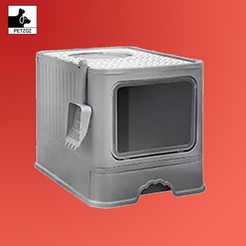 Large Litter Box Self Cleaning Pan Drawer Cat Potty Tray Anti-Splashing
