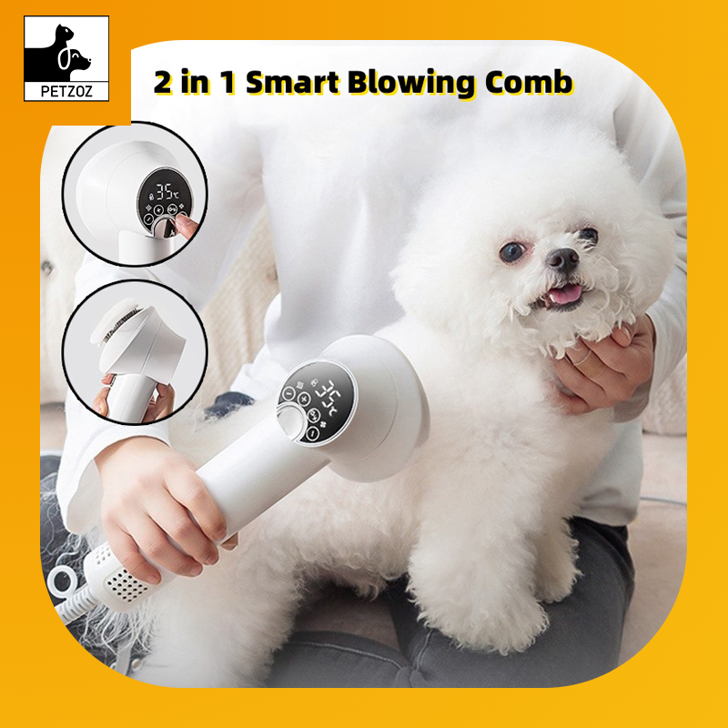 Smart Pet Hair Dryer Dog Golden Retriever Cat Grooming Hairdressing Blow & Comb Silent No Harm Pet Cleaning Supplies Pet Products