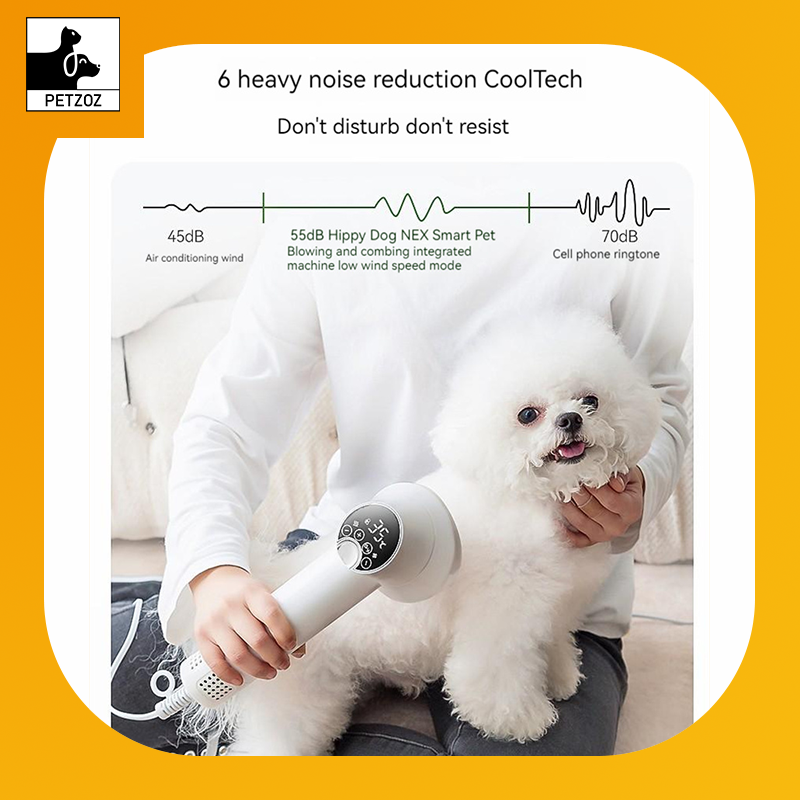 Smart Pet Hair Dryer Dog Golden Retriever Cat Grooming Hairdressing Blow & Comb Silent No Harm Pet Cleaning Supplies Pet Products