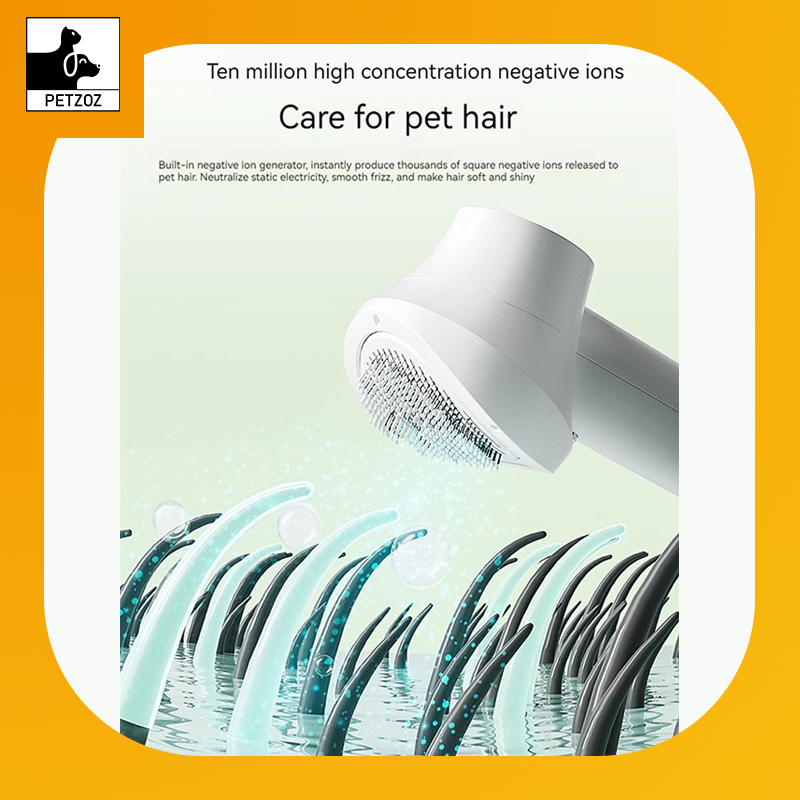 Smart Pet Hair Dryer Dog Golden Retriever Cat Grooming Hairdressing Blow & Comb Silent No Harm Pet Cleaning Supplies Pet Products