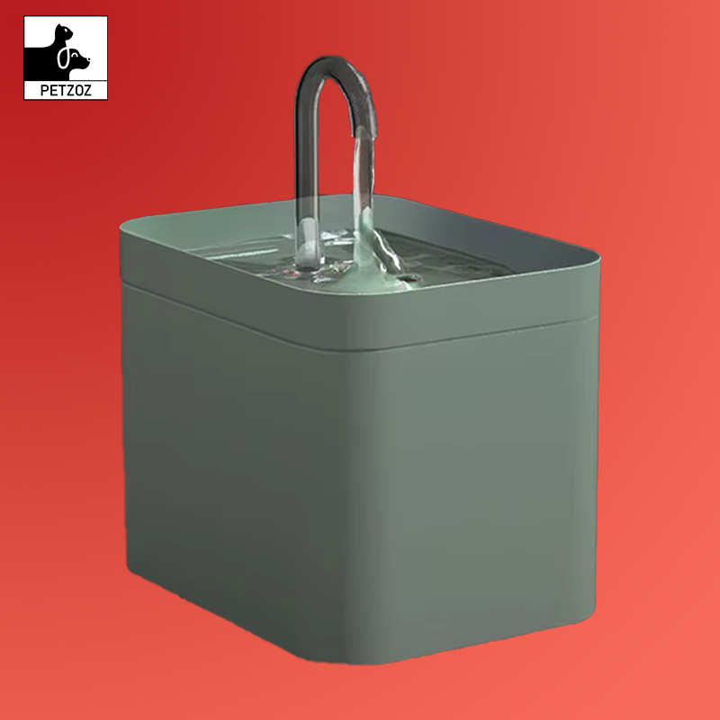 Ultra-Quiet Cat Water Fountain Filter Smart Automatic Pet Dog Water Dispenser&Burnout Prevention Pump1.5L Recirculate Filtrin
