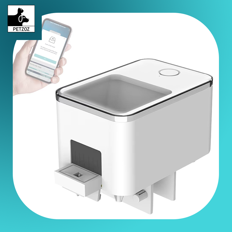 Wifi Automatic Aquarium Fish Tank Feeder Timing Wireless Smart Phone App Intelligent Speaker Voice Remote Control Fish Feeding