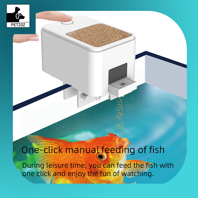 Wifi Automatic Aquarium Fish Tank Feeder Timing Wireless Smart Phone App Intelligent Speaker Voice Remote Control Fish Feeding