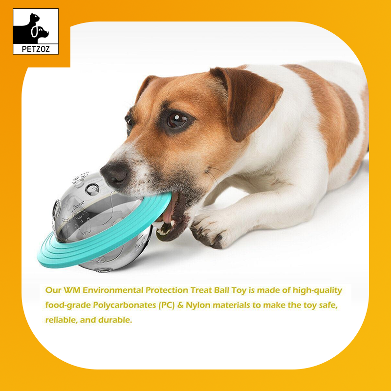 Pet Treat Dispenser Ball Dogs Cats Puzzle Toy Game Interactive Toy Slow Eat Ball