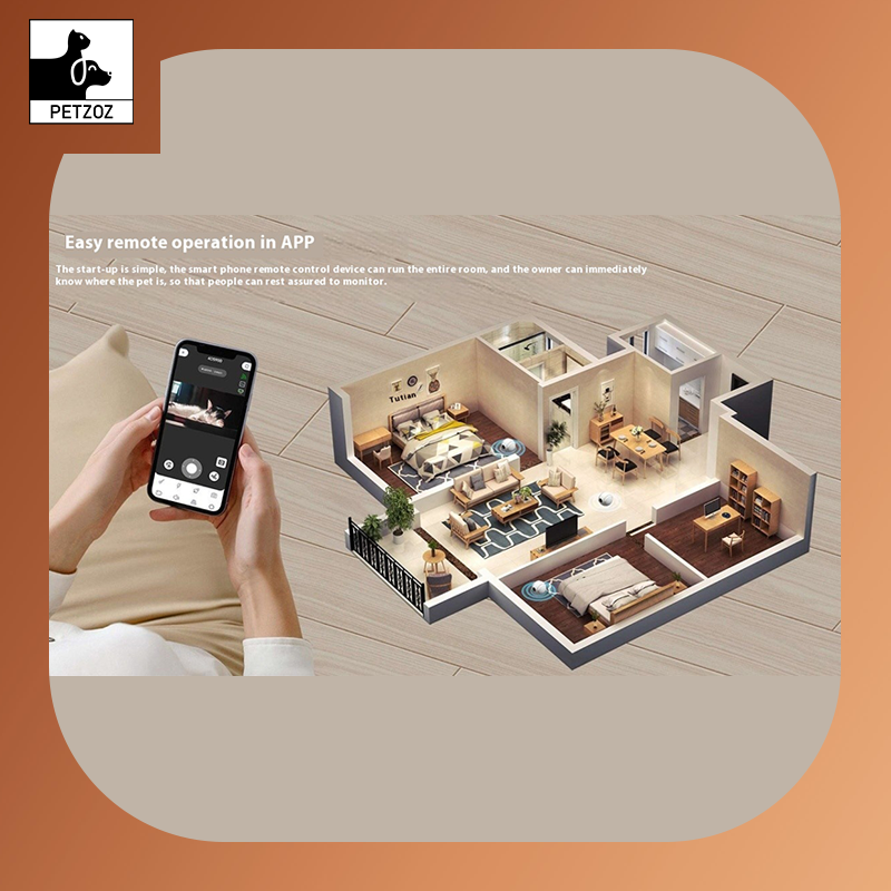 Pet Companion Robot Cat Monitoring