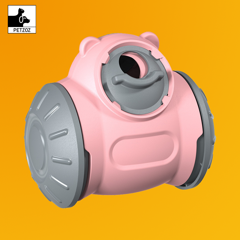 Dog Tumbler Toys Increases Pet IQ Interactive Slow Feeder For Small Medium Dogs Cat Training Balance Car Feeder Pet Toy Pet Products
