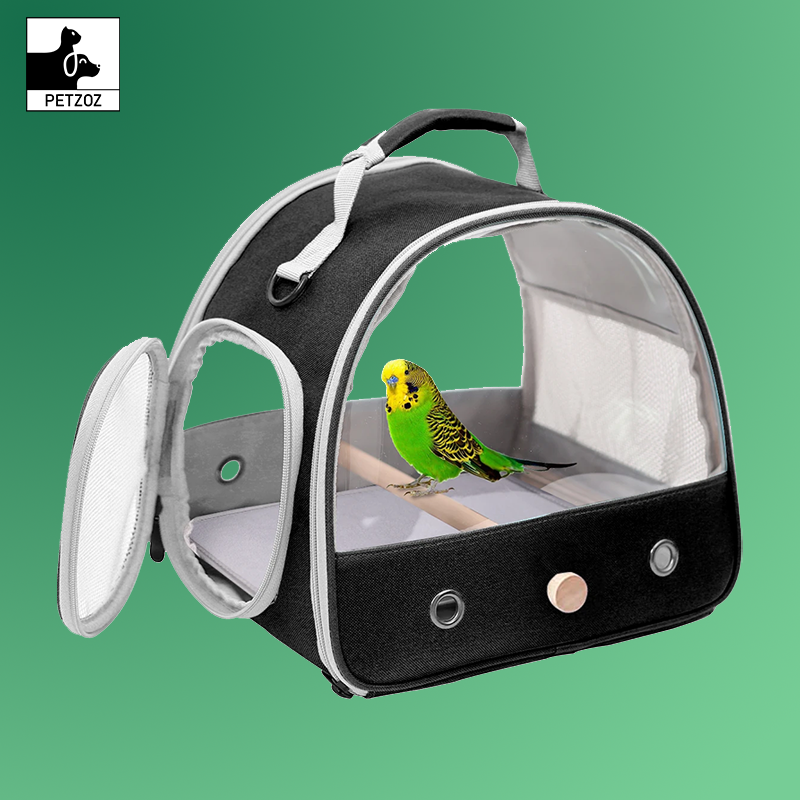 Portable Birds Transport Cage- Breathable, Travel Bag ,Access Window