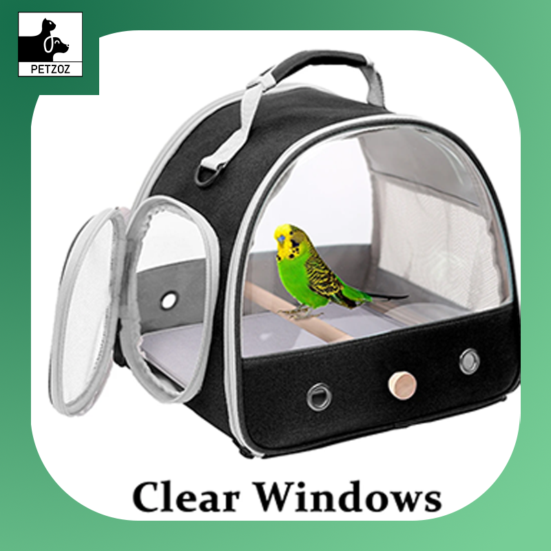 Portable Birds Transport Cage- Breathable, Travel Bag ,Access Window