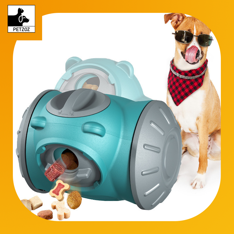 Dog Tumbler Toys Increases Pet IQ Interactive Slow Feeder For Small Medium Dogs Cat Training Balance Car Feeder Pet Toy Pet Products