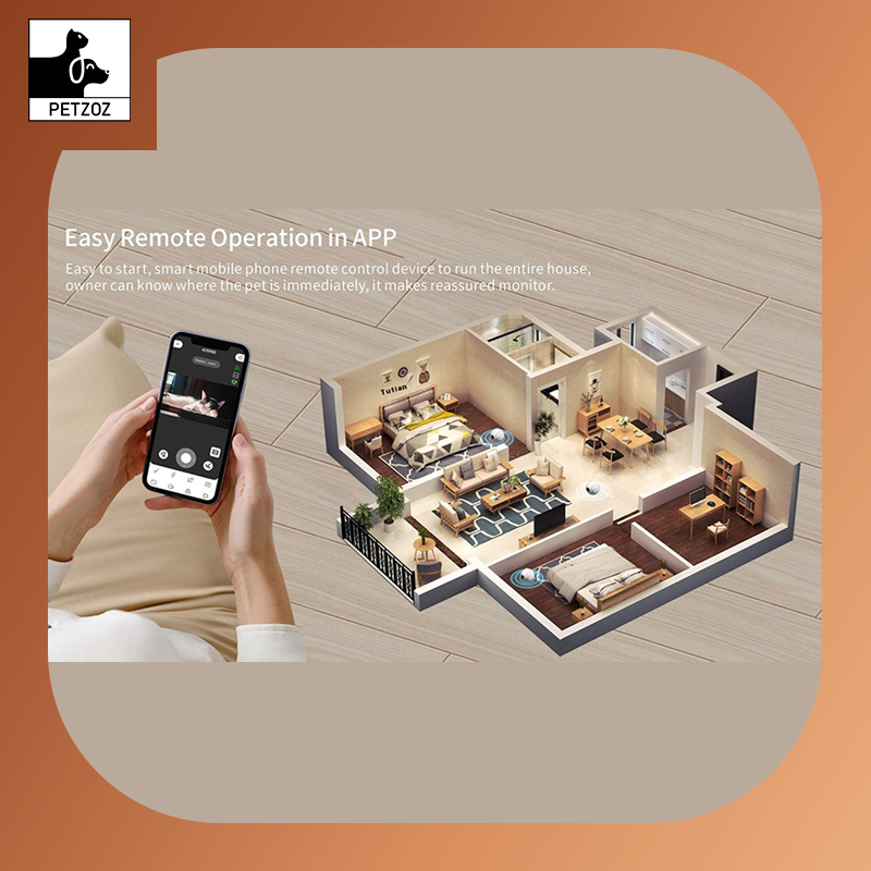 Pet Companion Robot Cat Monitoring