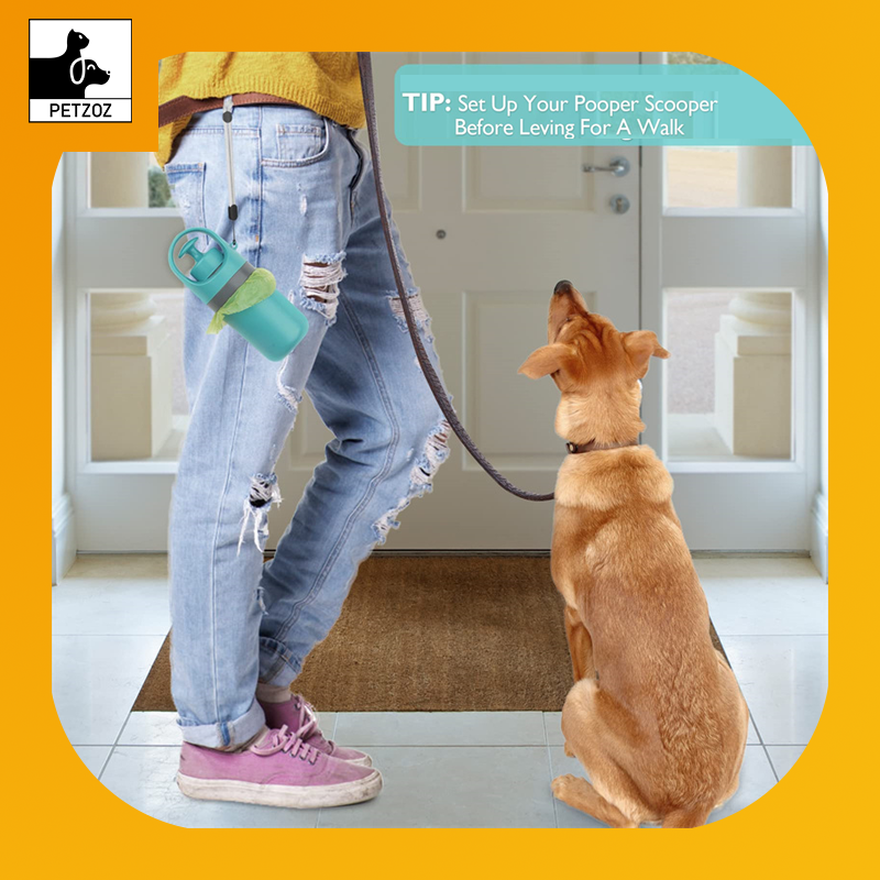 Portable Lightweight Dog Pooper Scooper With Built-in Poop Bag Dispenser Eight-claw Shovel For Pet Toilet Picker Pet Products