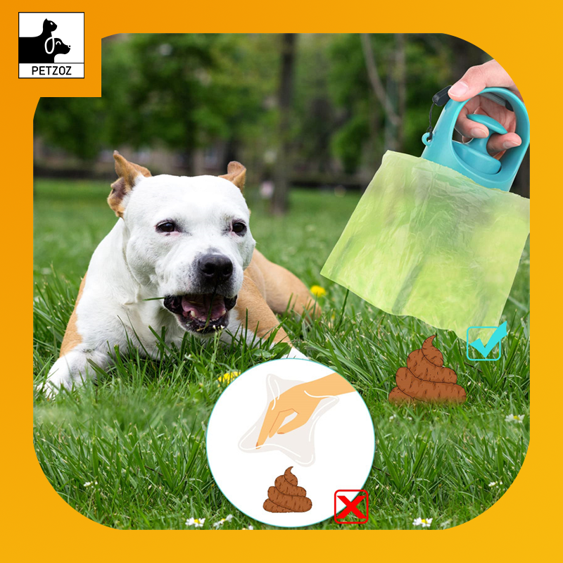Portable Lightweight Dog Pooper Scooper With Built-in Poop Bag Dispenser Eight-claw Shovel For Pet Toilet Picker Pet Products
