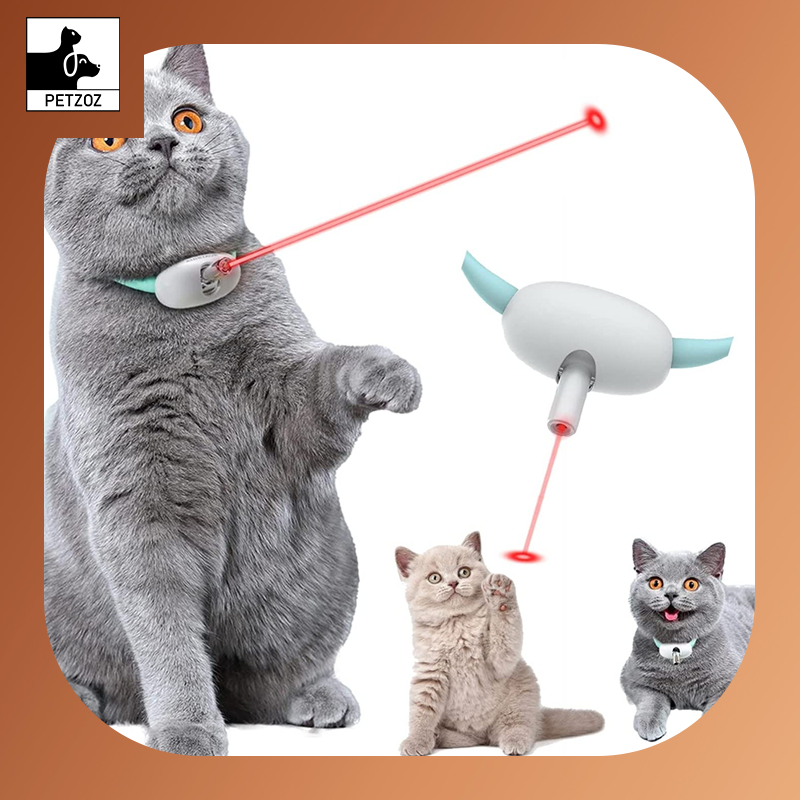 Automatic Cat Toy -Smart Laser Cat Collar ,USB Charging