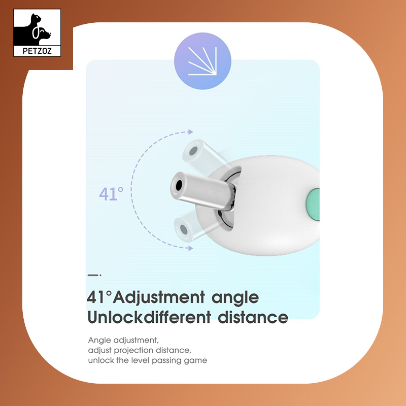 Automatic Cat Toy -Smart Laser Cat Collar ,USB Charging