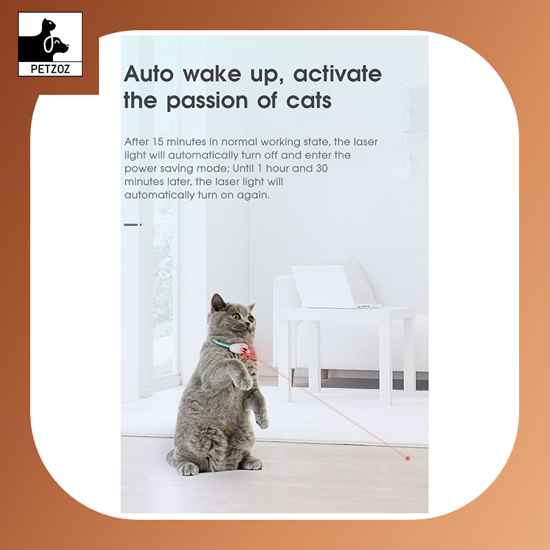 Automatic Cat Toy -Smart Laser Cat Collar ,USB Charging
