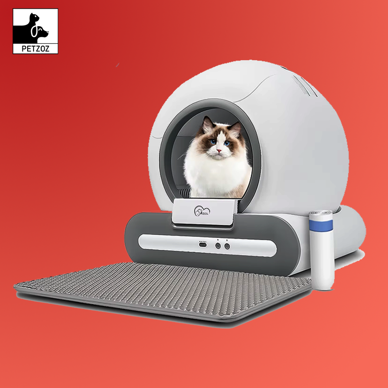 Automatic Cat Litter Box Self Cleaning with App Control