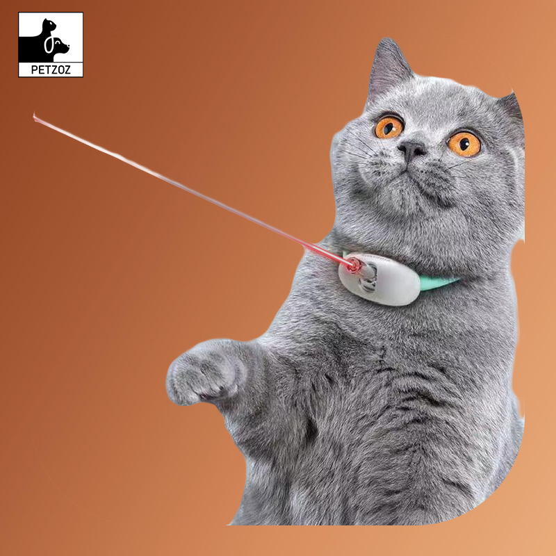 Automatic Cat Toy -Smart Laser Cat Collar ,USB Charging