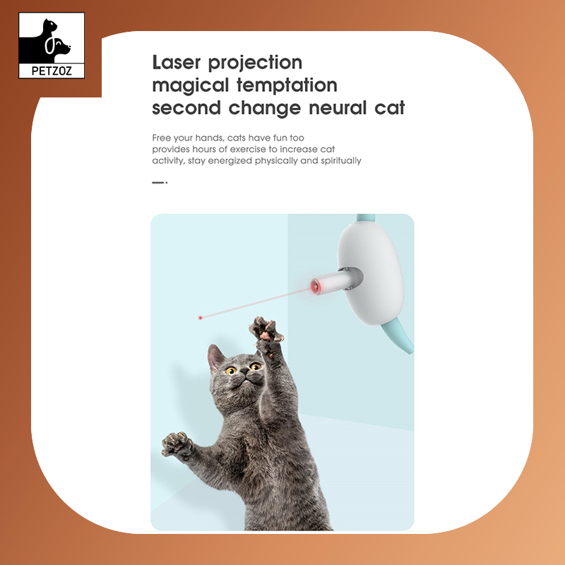 Automatic Cat Toy -Smart Laser Cat Collar ,USB Charging