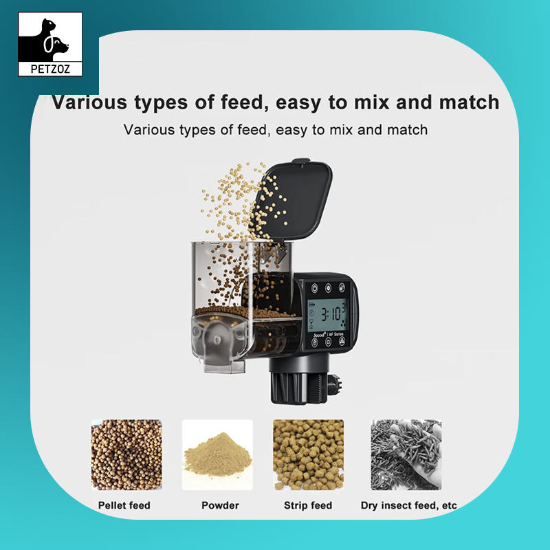 Intelligent Automatic Aquarium Feeder -Digital Timing Wifi Wireless Remote Control