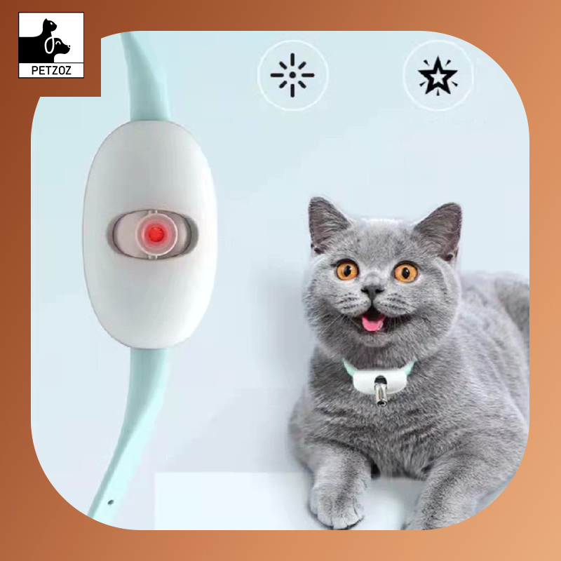 Automatic Cat Toy -Smart Laser Cat Collar ,USB Charging