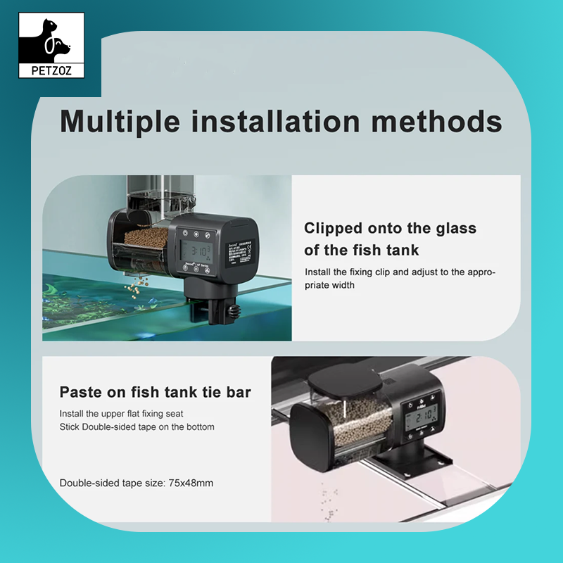 Intelligent Automatic Aquarium Feeder -Digital Timing Wifi Wireless Remote Control