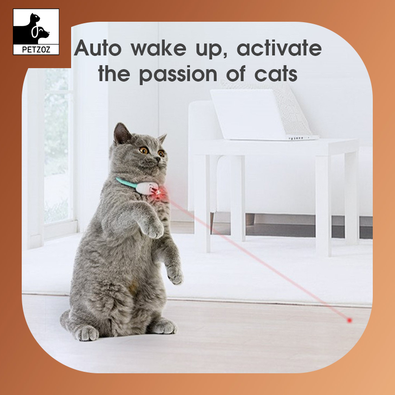 Automatic Cat Toy -Smart Laser Cat Collar ,USB Charging