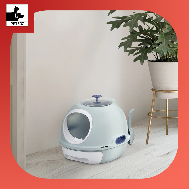 Pattie Plastic Litter Box Enclosure with Scoop