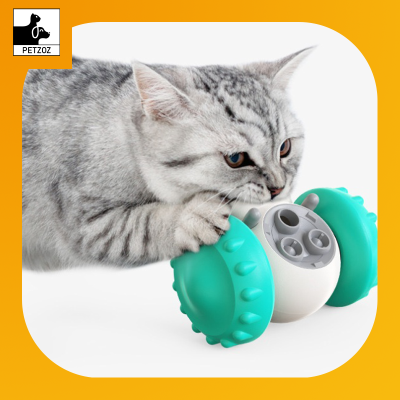 Cat And Dog Toys Slow Food Interactive Balance Car Multifunctional Fun Development Smart Pet Feeding Dog Toy Car Pets Products