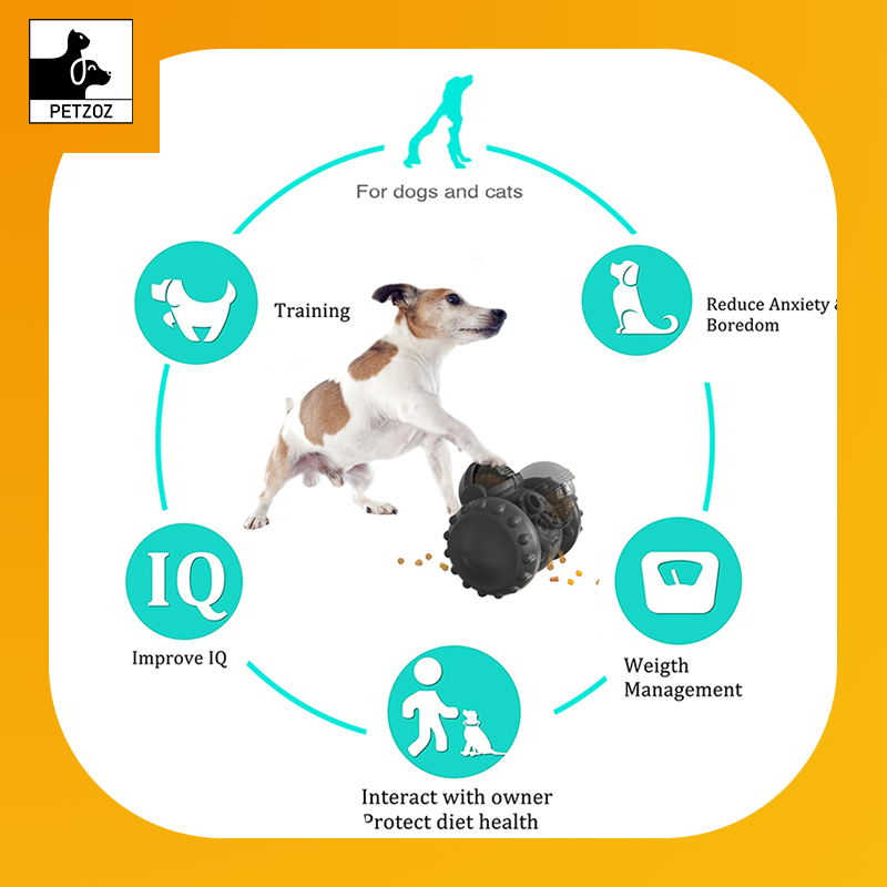 Cat And Dog Toys Slow Food Interactive Balance Car Multifunctional Fun Development Smart Pet Feeding Dog Toy Car Pets Products