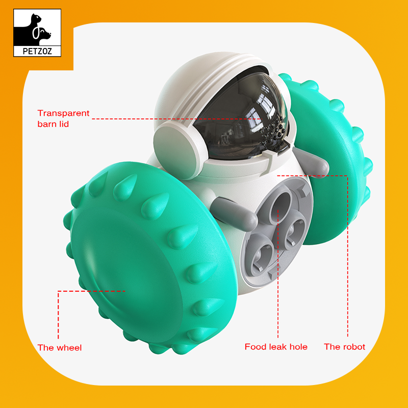 Cat And Dog Toys Slow Food Interactive Balance Car Multifunctional Fun Development Smart Pet Feeding Dog Toy Car Pets Products