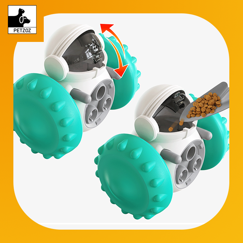 Cat And Dog Toys Slow Food Interactive Balance Car Multifunctional Fun Development Smart Pet Feeding Dog Toy Car Pets Products