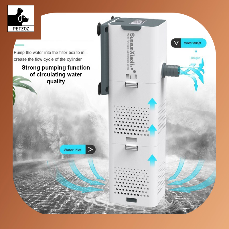 Four-in-one fish tank aquarium filter