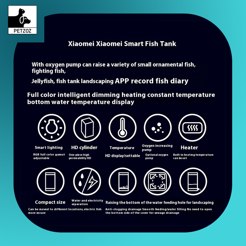 Bluetooth Version Douyu Special Cylinder Small Fish Tank