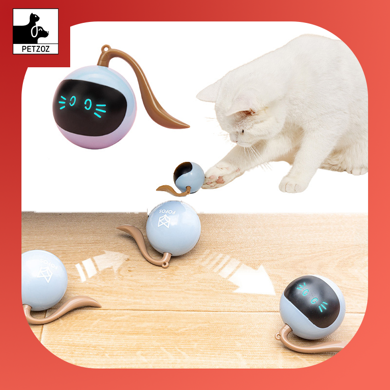 Pet Smart Interactive Colorful LED Rotating Ball