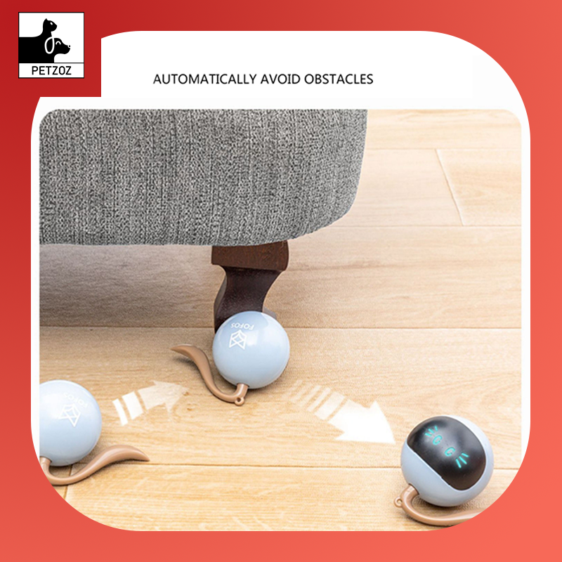 Pet Smart Interactive Colorful LED Rotating Ball