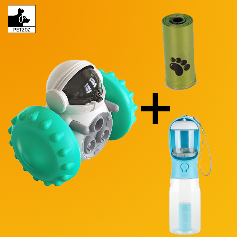 Cat And Dog Toys Slow Food Interactive Balance Car Multifunctional Fun Development Smart Pet Feeding Dog Toy Car Pets Products