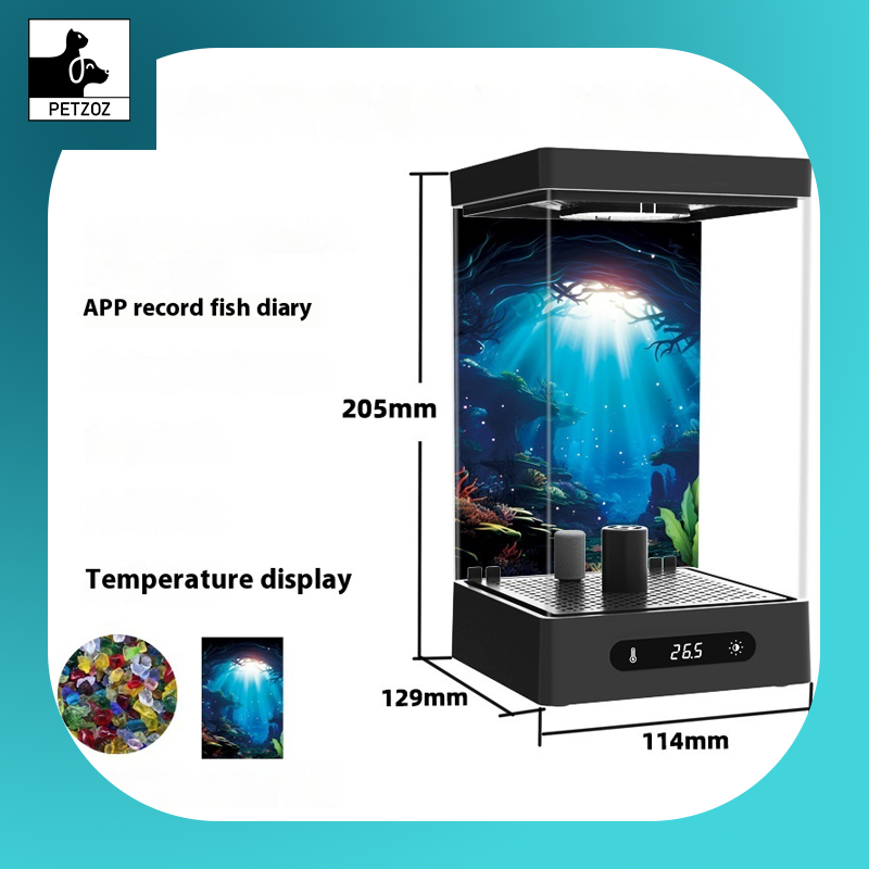 Bluetooth Version Douyu Special Cylinder Small Fish Tank