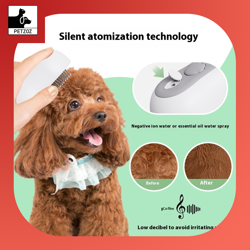 Pet Spray Cat Cleaning Massage Comb Hair Device
