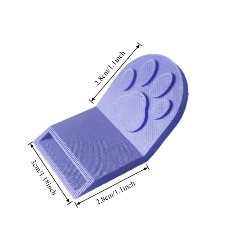 Pet Can Opener 1Pc Durable Plastic Non Slip Handle Easy Clean Kitchen Tool for Dog Cat Food Can Opening